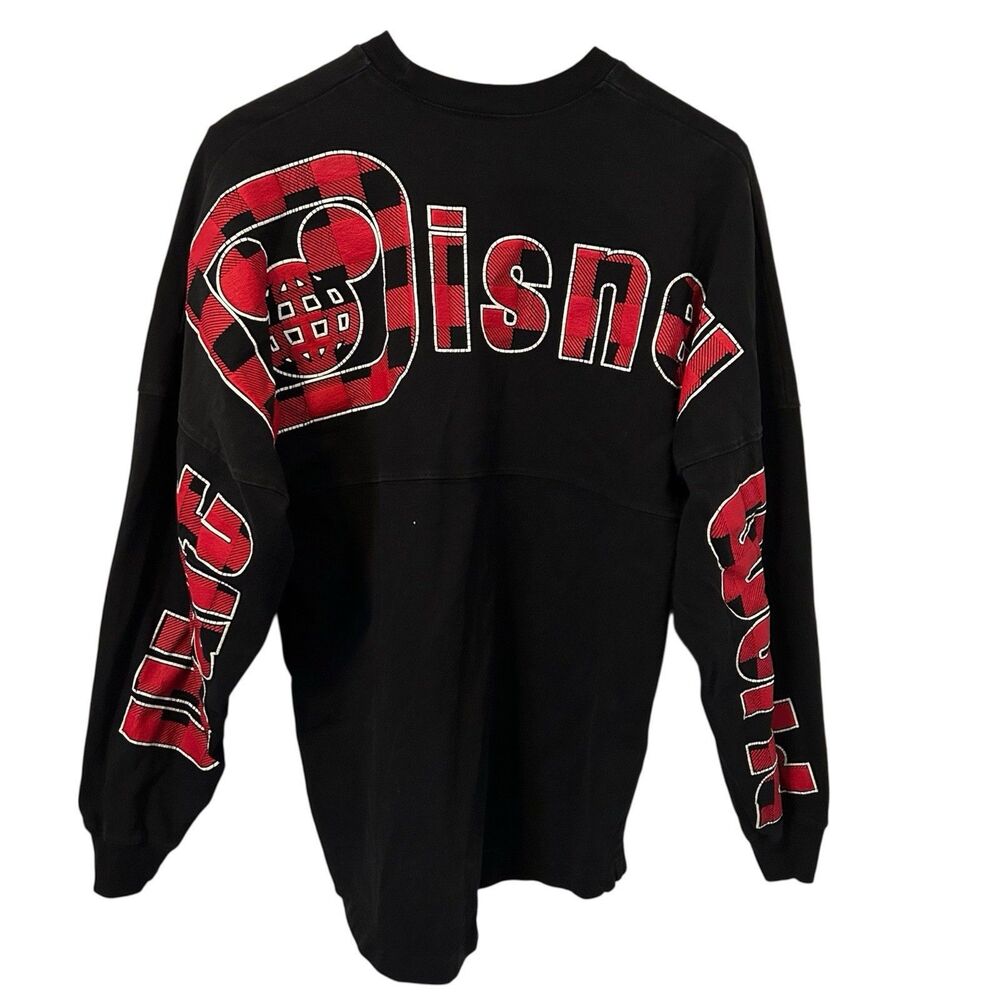 Spirit Jersey Disneyland Resort Buffalo Check Plaid Print Shirt Adult Size XS